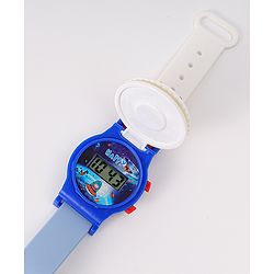 Babyhug Free Size Digital Watch With Astronaut Applique - Blue
