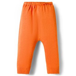 Babyhug Knit Full Sleeves Sweater Set With Stripes - Multicolour