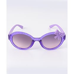 Babyhug Sunglasses With Bow Applique - Purple