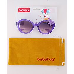 Babyhug Sunglasses With Bow Applique - Purple