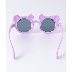 Babyhug Solid Coloured Sunglasses With Bow Design - Purple