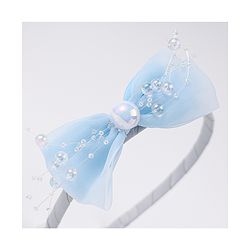 Babyhug Hairband with Bow Applique & Pearl Detailing Free Size - Pink