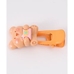 Babyhug Free Size Hair Clips With Floral Animal Applique Pack Of 5 - Multicolour