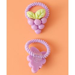 Babyhug Free Size Rubber Bands With Applique Pack Of 20 - Multi Colour