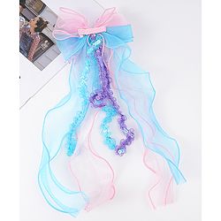 Babyhug Free Size Bow & Butterfly Clip with Sequin Detailing - Multicolor