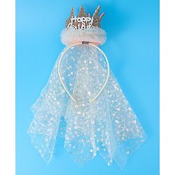 Babyhug Hair Bands With Tiara - Pink
