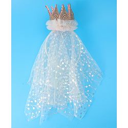 Babyhug Hair Bands With Tiara - Pink