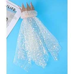 Babyhug Hair Bands With Tiara - Pink