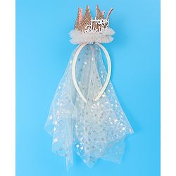 Babyhug Hair Bands With Tiara - Pink