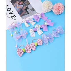 Babyhug Rubber Bands & Scrunchies Sets Free Size - Purple