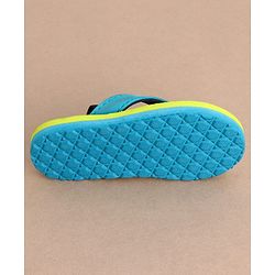 Cute Walk by Babyhug Casual Back Strap Slip On Flip Flops with Vehicle Print - Green