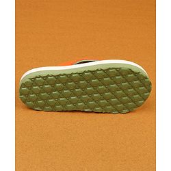 Cute Walk by Babyhug Flip Flops With Animal Print - Mustard