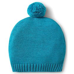 Babyhug Organic Cotton Knit Full Raglan Sleeves Sweater Set with Cap & Cat Patch Detailing - Teal Blue