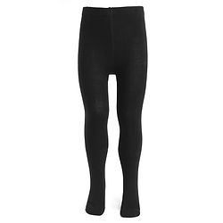 Cute Walk by Babyhug Knit Full Length Antibacterial Solid Colour Tights - Black