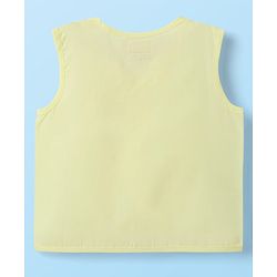 Babyhug 100% Cotton Cambric Woven Sleeveless Jhablas With Floral Print Pack Of 3 - Pink White & Olive Green