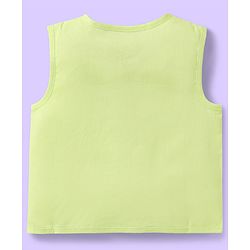 Babyhug 100% Cotton Sleeveless Front Open Jhablas with Floral & Polka Dots Pack of 3 - Pink & Yellow