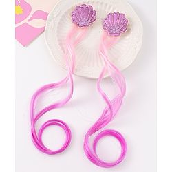 Babyhug Free Size Hair Accessories Combo Set With Sea Lif Applique - Pink