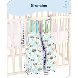 Babyhug Diaper Stacker Transport Print - Multicolor| Easy to Install| Smart Storage| Machine Washable| Easy Access