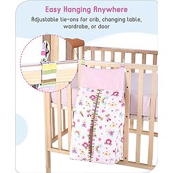Babyhug Diaper Stacker Transport Print - Multicolor| Easy to Install| Smart Storage| Machine Washable| Easy Access