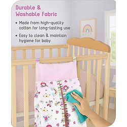 Babyhug Diaper Stacker Transport Print - Multicolor| Easy to Install| Smart Storage| Machine Washable| Easy Access