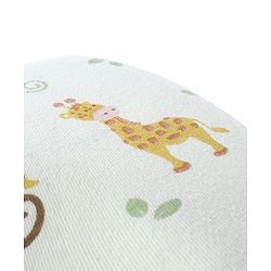Babyhug Memory Foam Head Shaping Baby Pillow Transport Print - Green| Prevents Flat-Head Syndrome| Firm| Neck and Shoulder Support| Soft Breathable Fabric| Washable| Travel Friendly| 0+ Months