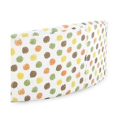 Babyhug Premium Memory Foam Pregnancy Wedge Pillow Polka Dots - Multicolor| 100% Cotton Cover| Soft & Breathable| Belly & Back Support| Compact & Travel Friendly| Healthy Posture