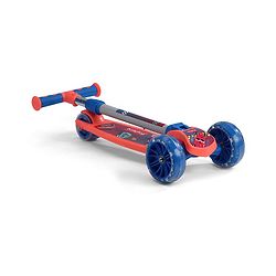 Babyhug 3 Wheel Foldable Kids Scooter With LED Light 4 Level Height Adjustment - Orange & Blue