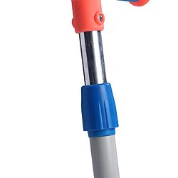 Babyhug 3 Wheel Foldable Kids Scooter With LED Light 4 Level Height Adjustment - Orange & Blue
