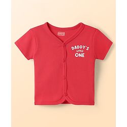 Babyhug 100% Cotton Interlock Knit Half Sleeves Front Open jhabla with Stripe Design & Star Print Pack of 5 - Multicolor
