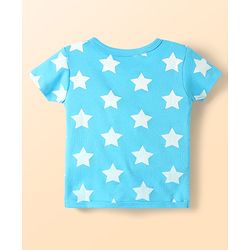 Babyhug 100% Cotton Interlock Knit Half Sleeves Front Open jhabla with Stripe Design & Star Print Pack of 5 - Multicolor