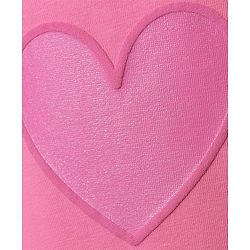 Babyhug Cotton Lycra Knit Full Length Leggings with Heart Embroidery - Pink