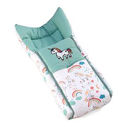 Babyhug Premium Muslin Sleeping Bag Bear Print - Multicolor| Easy Zipper Closure| New Born Gifting| Boys & Girls| Warm and Cozy| Travel Friendly