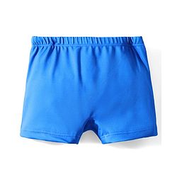Babyhug Full Raglan Sleeves Water Repellent Two Piece Swimsuit with Bear Print - Blue