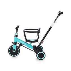 Babyhug Most Advanced 5 in 1 Tricycle with Adjustable Parent Handle - Aqua Blue