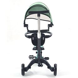 Babyhug 7 in 1 Baby Cycle Tricycle with Adjustable Parent Handle - Aqua Blue
