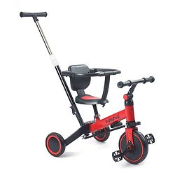 Babyhug 7 in 1 Baby Cycle Tricycle with Adjustable Parent Handle - Yellow