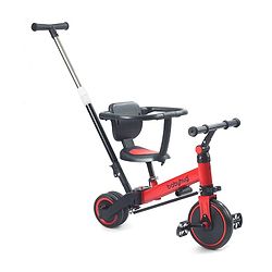 Babyhug 7 in 1 Baby Cycle Tricycle with Adjustable Parent Handle - Yellow