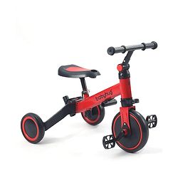 Babyhug 7 in 1 Baby Cycle Tricycle with Adjustable Parent Handle - Yellow