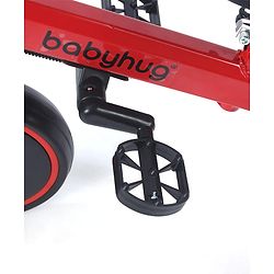 Babyhug 7 in 1 Baby Cycle Tricycle with Adjustable Parent Handle - Yellow