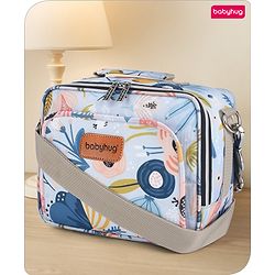 Babyhug Mini Travel Diaper Sling Bag Unicorn Theme- Blue