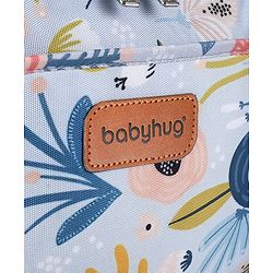 Babyhug Mini Travel Diaper Sling Bag Unicorn Theme- Blue