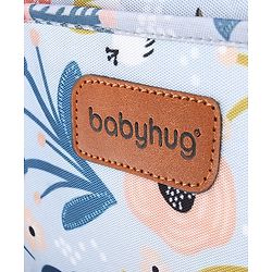Babyhug Mini Travel Diaper Sling Bag Unicorn Theme- Blue