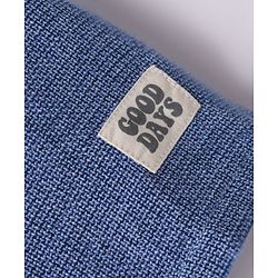 Babyhug Cotton Woven Half Sleeves Solid Colour Shirt - Blue