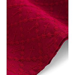 Babyhug Cotton Woven Full Sleeves Solid Colour Kurta Dhoti Set - Red