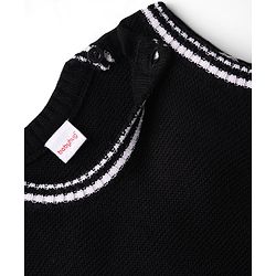 Babyhug Knit Sleeveless Solid Color Sweater Vest - Navy Blue