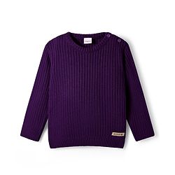 Babyhug Knit Full Sleeves Solid Color Pullover Sweater - Olive Green