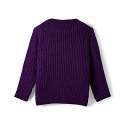 Babyhug Knit Full Sleeves Solid Color Pullover Sweater - Olive Green