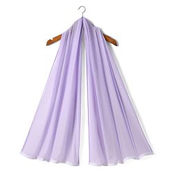 Babyhug Woven Sleeveless Georgett Pitta Work Embriodered Lehenga Choli & Dupatta Set - Purple