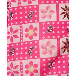 Babyhug Woven Full Sleeves Indo Western Set With Jacket & Floral Print - Pink & White