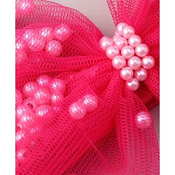 Babyhug Free Size Headbands with Bow Applique Pack of 3 - Pink Fuschia and Yellow